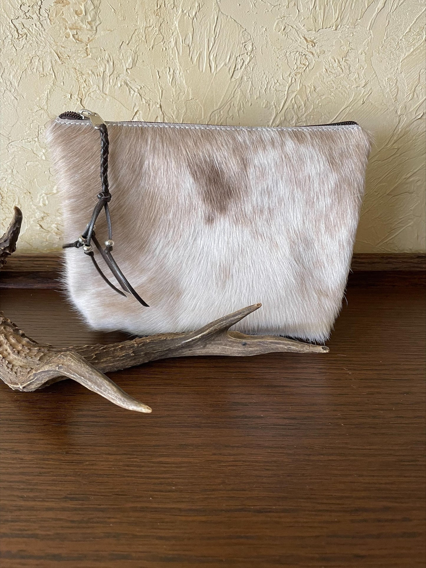 Taupe Makeup Bag