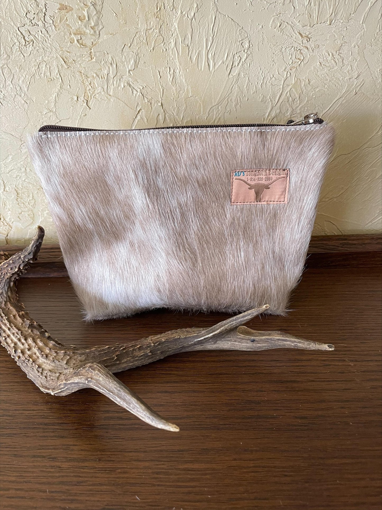 Taupe Makeup Bag